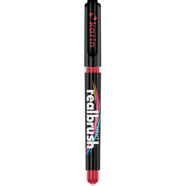 KARIN Real Brush Pen 0.4mm 33Z1788 Pigment, rouge feu