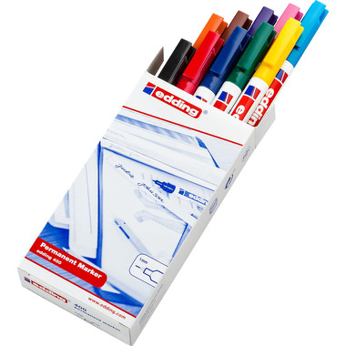 EDDING Permanent Marker 400 400-99 10 Farben