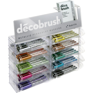 KARIN Deco Brush Metallic 28Z2 Display 120 pezzi
