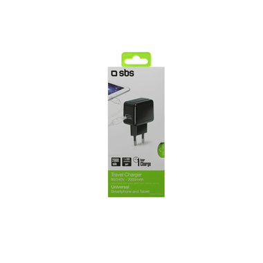 Caricabatterie da viaggio USB 2000 mAh per tablet