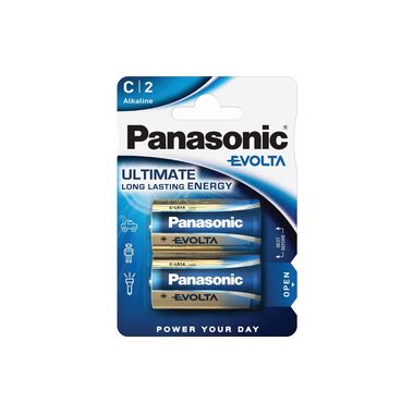 Panasonic Batterie Evolta Ultimate C , 2 Stück