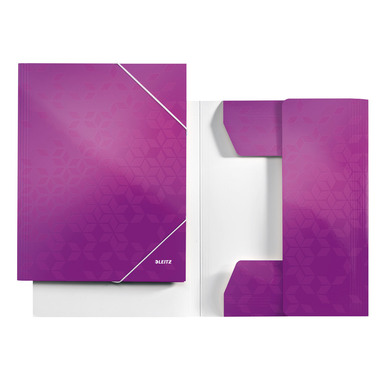 LEITZ Pochettes à élastique WOW A4 39820062 violet