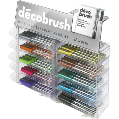KARIN Deco Brush Metallic 28Z2 Display 120 Stück
