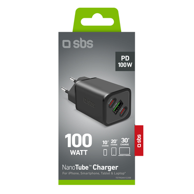 Portable GaN charger for iPhones and Samsung phones | SBS