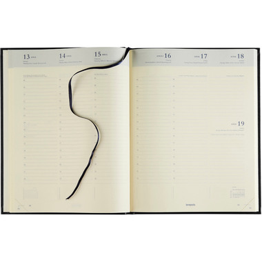 BREPOLS Agenda Concorde Lima Ku. 2027 0.240.1256 1S/2P noir 21x27cm
