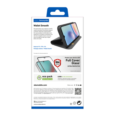 Custodia Book con tasche portatessere per Samsung Galaxy A05s