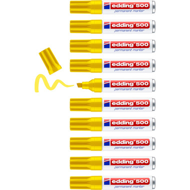 EDDING Permanent Marker 500 2-7mm 500-5 gelb