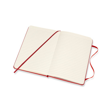 MOLESKINE Notizbuch Medium 18,2x11,8cm 626628 liniert, scharlachrot, 208 S.