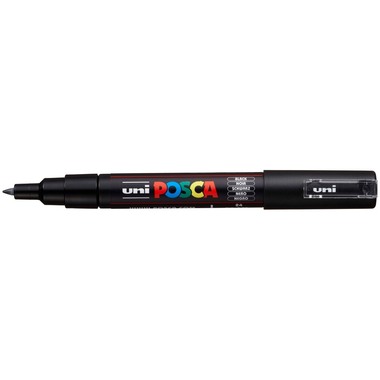 POSCA Marker 0.7mm PC-1M BLACK schwarz