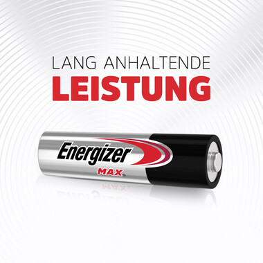 Pile Energizer Max Micro (AAA), 4 pcs Pack de 4 piles alcalines AAA Energizer Max