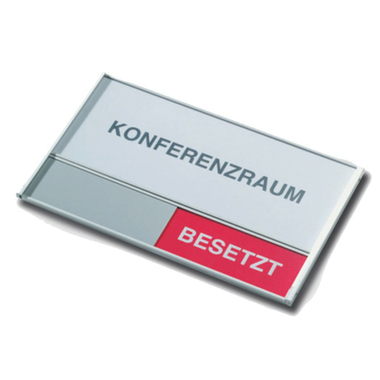 BEREC Türschild 108x180mm 314.077 Alu, Frei-Besetzt