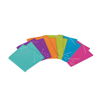LEITZ Gummibandmappe WOW A4 39821099 assortiert, 6 Stück