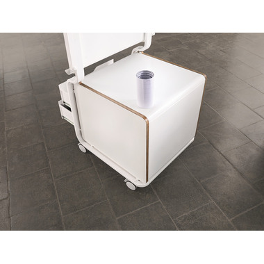 MAGNETOPLAN Korpus Tool-Hub Evolution Plus 12270600 weiss, mit Rollen