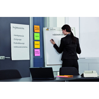 POST-IT Super Sticky Big Notes 4x45Bl. 6845-SSP 4 Farben ass. 152x203mm