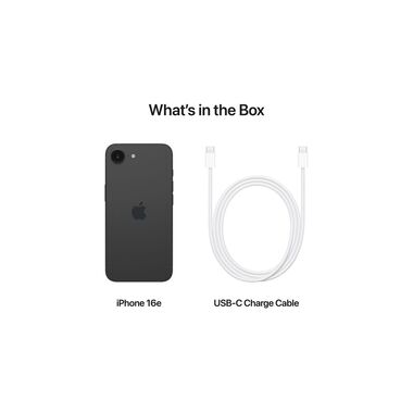 Apple iPhone 16e 128 GB Schwarz