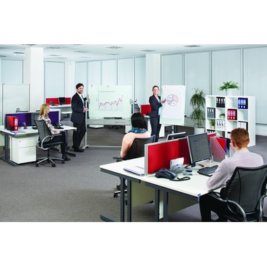 NOBO Glas-Flipchart 70x100cm 1903949 Diamond mobil