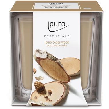 IPURO Candela profumata Essentials 051.1205 cedar wood 125g