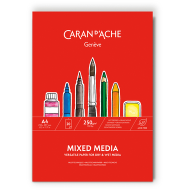 CARAN D'ACHE Zeichenblock A4 454.114 20 Blatt 250g/m2