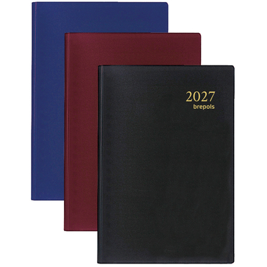 BREPOLS Agenda Trade Seta 2027 0.814.2120 1T/1S ass. 7.7x12cm