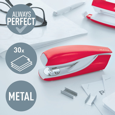 LEITZ Cucitrice NeXXt WOW 5502 5502-10-26 rosso 30 fogli