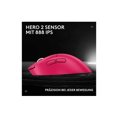 Logitech Gaming-Maus Pro X Superlight Dex Pink
