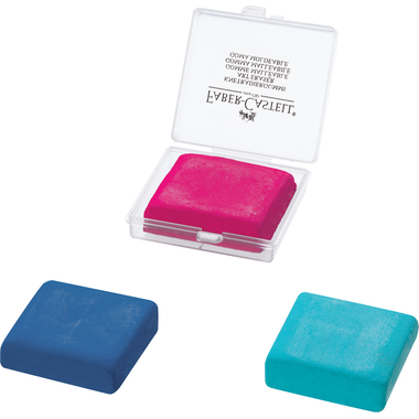 FABER-CASTELL Radierer Art Eraser 127124 farbig assortiert