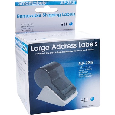 SEIKO Etiquettes adresse 36x89mm SLP-2RLE blanc, standard 2x260 pcs.