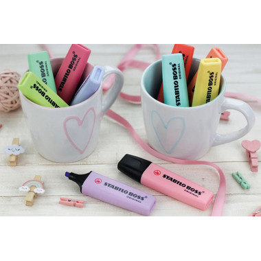 STABILO Textmarker BOSS Pastell 70/4-2 4er Etui