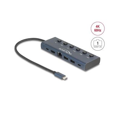 Delock Docking Station USB Type-C 4K HDMI / USB / LAN / PD 3.0 90 W