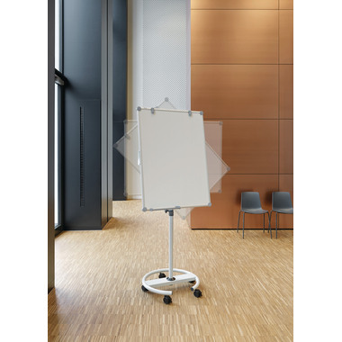 MAUL Flipchart MAULpro Rundfuss 6370884 flip2use, grau