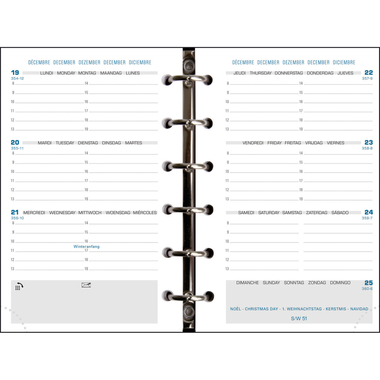 EXACOMPTA Ersatzinhalt Exatime 14 2026 14212E 1W/2S 8.1x12.6 cm