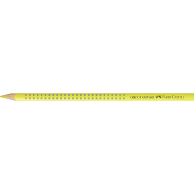 FABER-CASTELL Farbstift Colour Grip 112404 lichtgelb