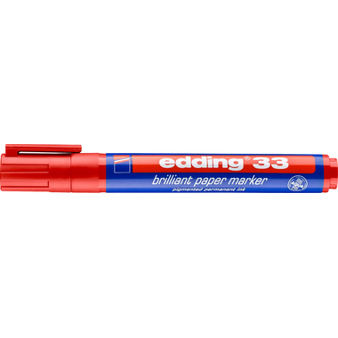 EDDING Permanent Marker 33 33-2 rot