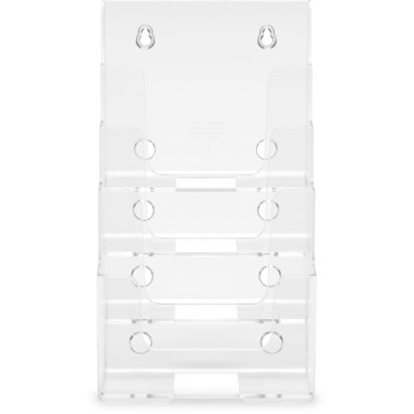 DEFLECTO Prospekthalter Docuholder A5 77901 hoch, 4 Fächer