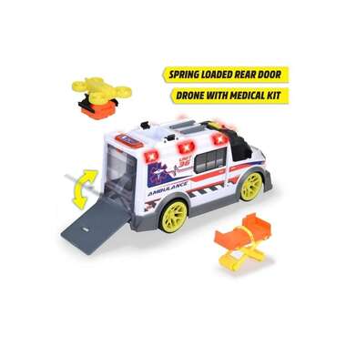 Dickie Toys Véhicule de secours Service ambulatoire