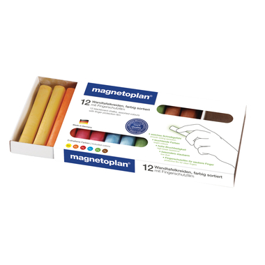 MAGNETOPLAN Gesso 12306 colorato 12 pezzi