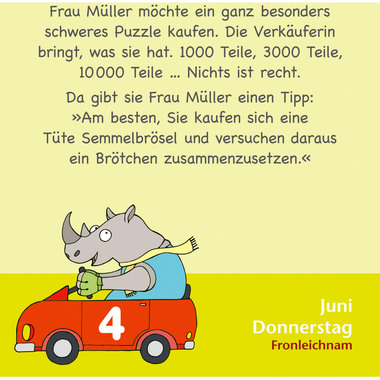 HARENBERG Calendrier détachable 2026 3309851+26 Witze für Kids DE 12.5x16cm