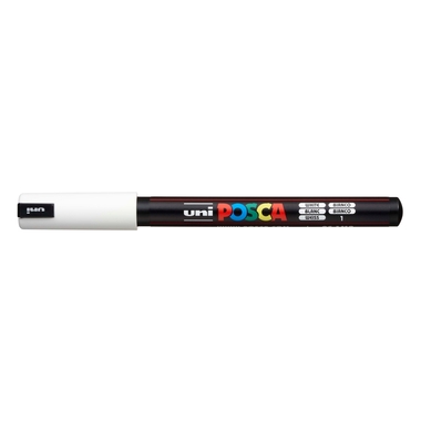 POSCA Fineliner 0.7mm PC-1MR WHITE weiss