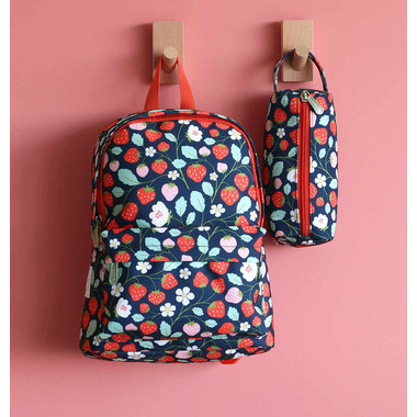 ALLC Kleiner Rucksack Erdbeeren BPSTBU71 23.5x30x10cm