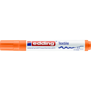 EDDING Textil-Marker 4500 2-3mm 4500-6 arancione