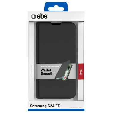 Wallet for Samsung Galaxy S24 FE, black