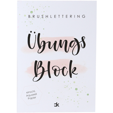 I AM CREATIVE Brushlettering 215601 Übungsblock A5