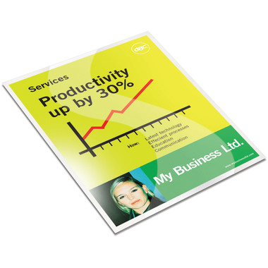 GBC Pelicole per laminazione A4 3747348 lucido, 125my 100 pezzi