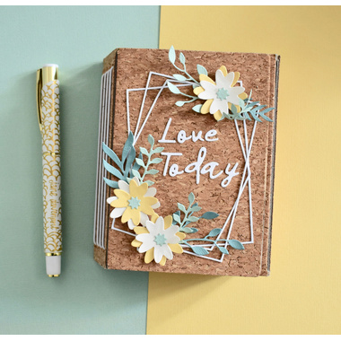 SIZZIX Emporte-piéces cadre floral 664377 Set de 12