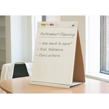 POST-IT Meeting Chart 50.8x58.4cm 563R Table Top, weiss, blanko