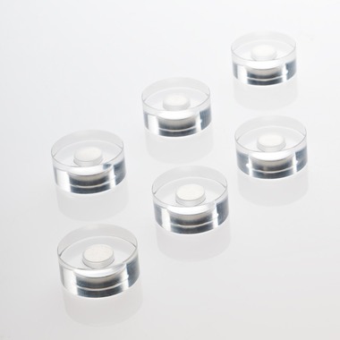 MAGNETOPLAN Calamita Design Acryl 1680025 25mm 6 pezzi