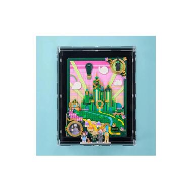 iDisplayit Acrylic Wall Display for LEGO 75685 Emerald City Wall Art