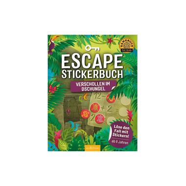 Buchzentrum Escape-Stickerbuch: Disperso nella giungla 32 pagine