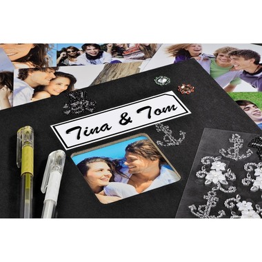HAMA Album Fine Art 90140 360x320mm, nero 25 pagine