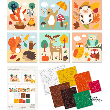 URSUS Bastelfilz Set 8800002F Forest Friends